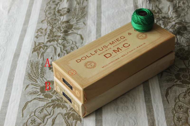 アンティーク刺繍糸　デッドストック　DMC　フランス　アンティークストリュフ