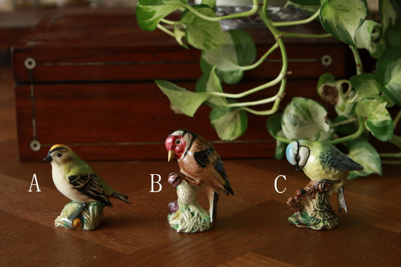 小鳥のフィギュリン　beswick pottery イギリス　アンティークストリュフ 20250319