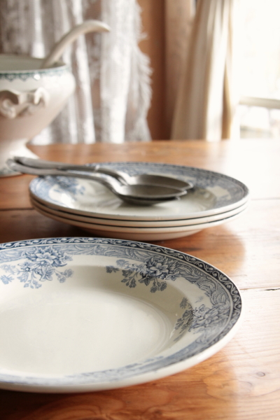 フランスアンティーク スーププレート B】【サルグミンヌ】フォンタン