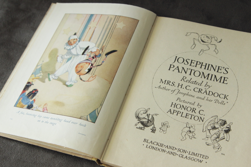 アンティークブック　児童書　The Adventures of Josephine appleton cradoc イギリス　アップルトン