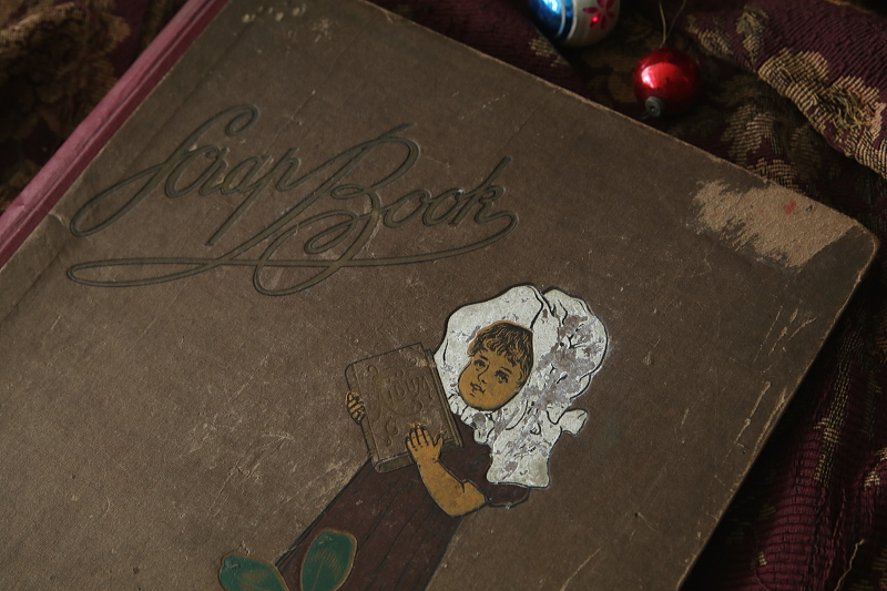 ヴィクトリアンスクラップブック　イギリス　デコパージュ アンティークストリュフ