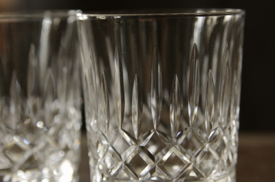 アンティーク ロックグラス l エジンバラ・クリスタル ゴルフ イギリス ヴィンテージ 食器 キッチン雑貨 クリスタル  ガラス テーブルウェア   英国雑貨トゥーシェ