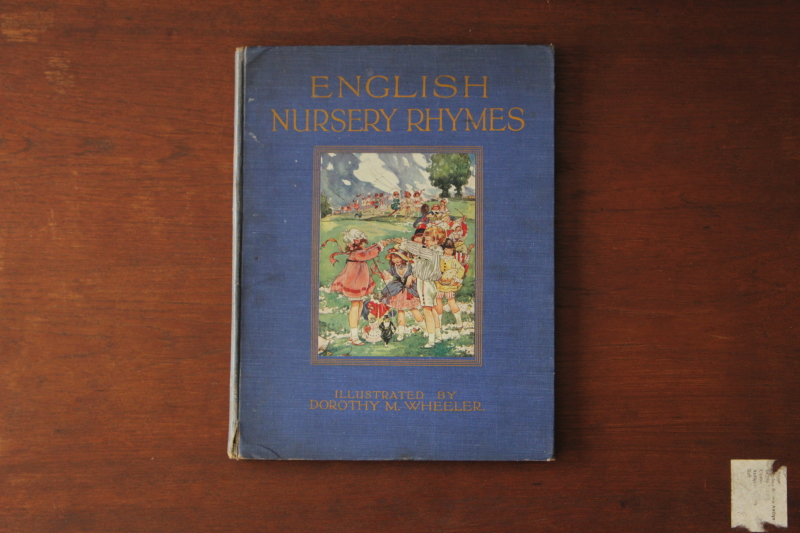 アンティークブック　古書　童謡集　マザーグース　dorothy wheeler ドロシーウィーラー　イギリス