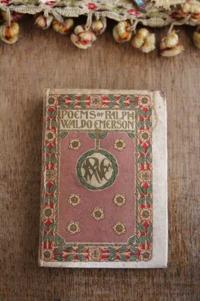 アンティーク詩集　ラルフ=ワルド=エマーソン ralph waldo emerson　イギリス