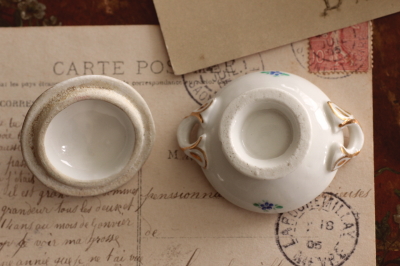 アンティークドールズディナーセット ミニチュア食器 フランス
