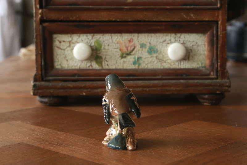 小鳥のフィギュリン　beswick pottery イギリス　アンティークストリュフ