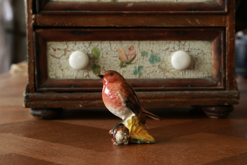 小鳥のフィギュリン　beswick pottery イギリス　アンティークストリュフ