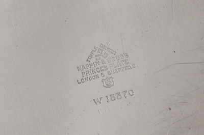 アンティークMAPPIN & WEBB　マッピンエンドウェッブ　ラージシルバートレイ　イギリス