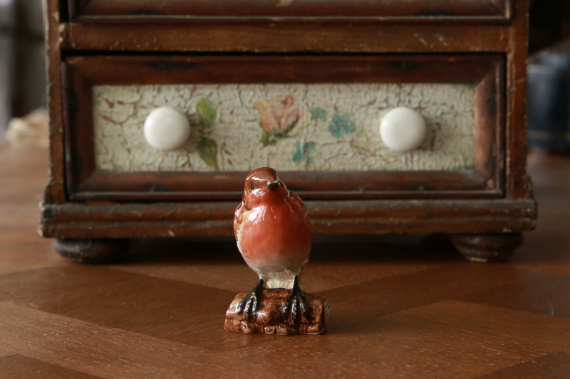 小鳥のフィギュリン　beswick pottery イギリス　アンティークストリュフ