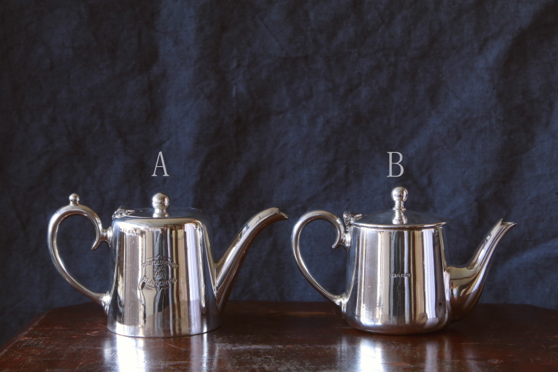 レストランウェア　ハーフパイントティポット　gladwin cooper brothers イギリス アンティークストリュフ