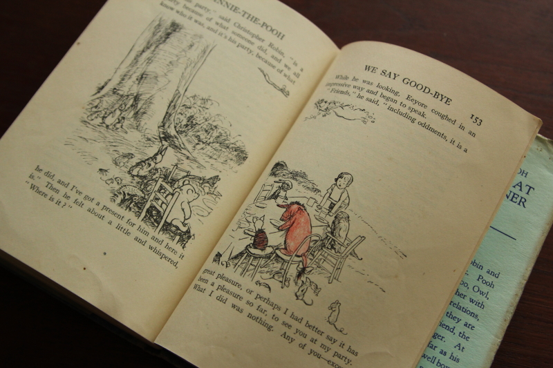 アンティークブック 古書 A,A,milne ミルン くまのプーさん