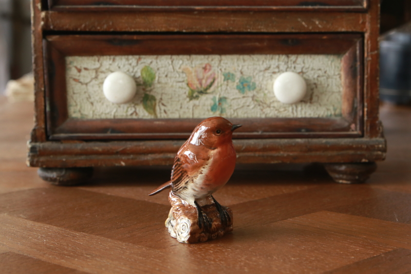 小鳥のフィギュリン　beswick pottery イギリス　アンティークストリュフ