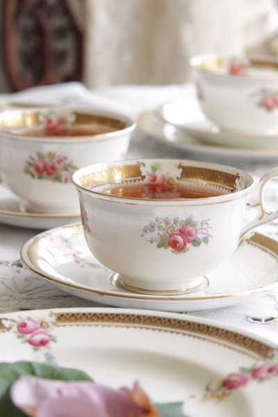 SPODE 金彩と花のティーカップ コーヒーカップ イギリス