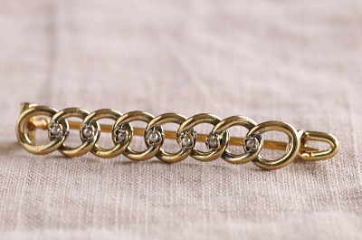 デッドストックピンブローチ　フランス　アンティークストリュフ