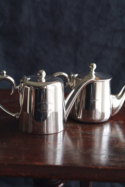 レストランウェア　ハーフパイントティポット　gladwin cooper brothers イギリス アンティークストリュフ 20251118