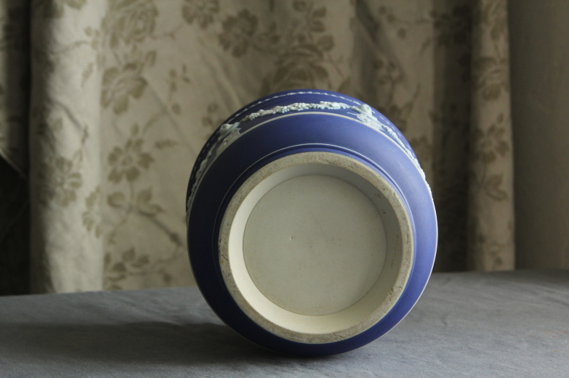 アンティークウエッジウッド ジャスパー プランターカバー イギリス