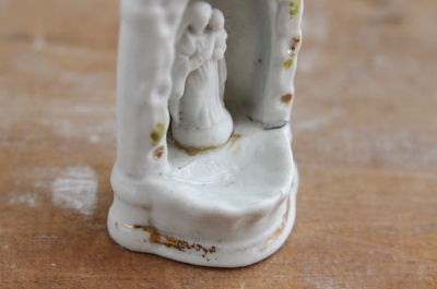 アンティークオラトワール　聖母子像　白磁　フランス