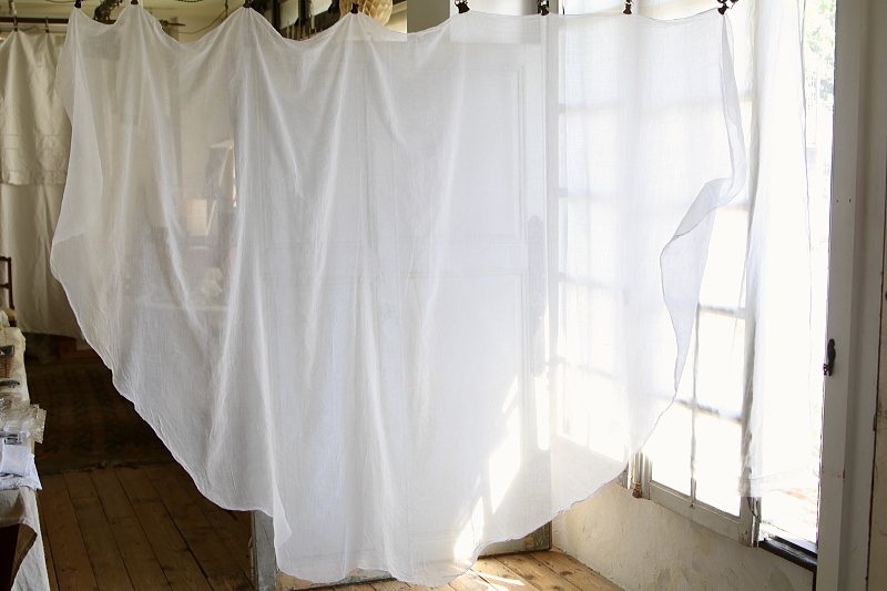 コットンローン　ウエディングベール　イギリス アンティークストリュフ