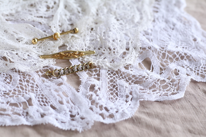 デッドストックピンブローチ　フランス　アンティークストリュフ