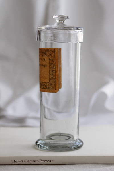 アンティーク標本瓶　ガラスジャー　ブロカント　モンペリエ農業学校　フランス