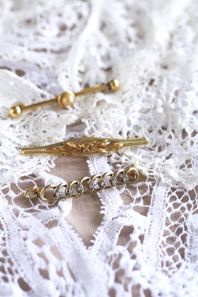 デッドストックピンブローチ　フランス　アンティークストリュフ 20251021