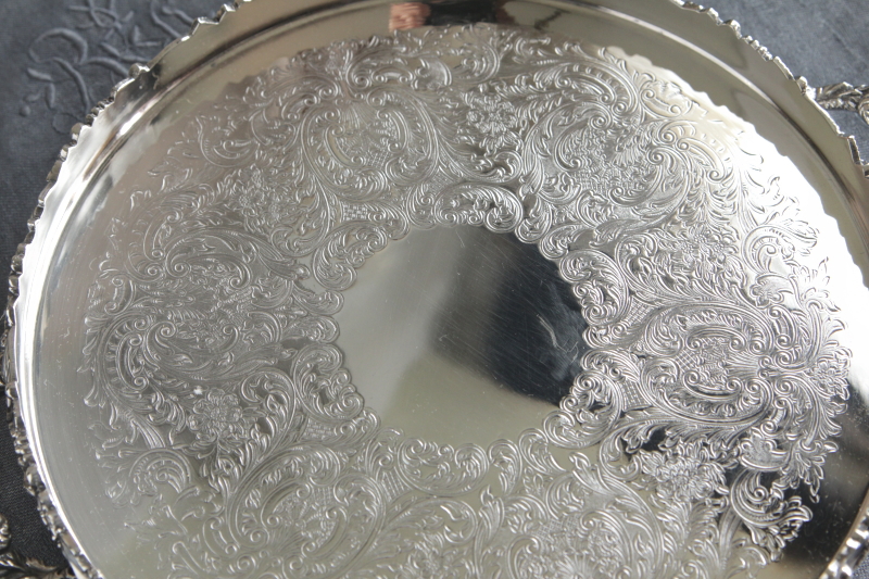 アンティークマッピンアンドウェッブ mappin and webb シルバーハンドルトレイ　イギリス