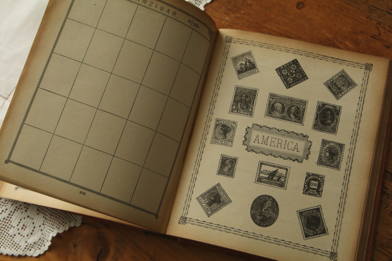 アンティークスタンプアルバム　stamp album イギリス