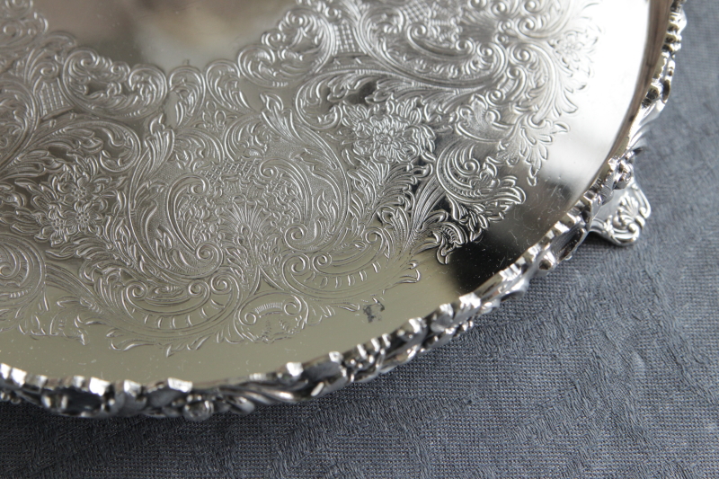 アンティークマッピンアンドウェッブ mappin and webb シルバーハンドルトレイ　イギリス