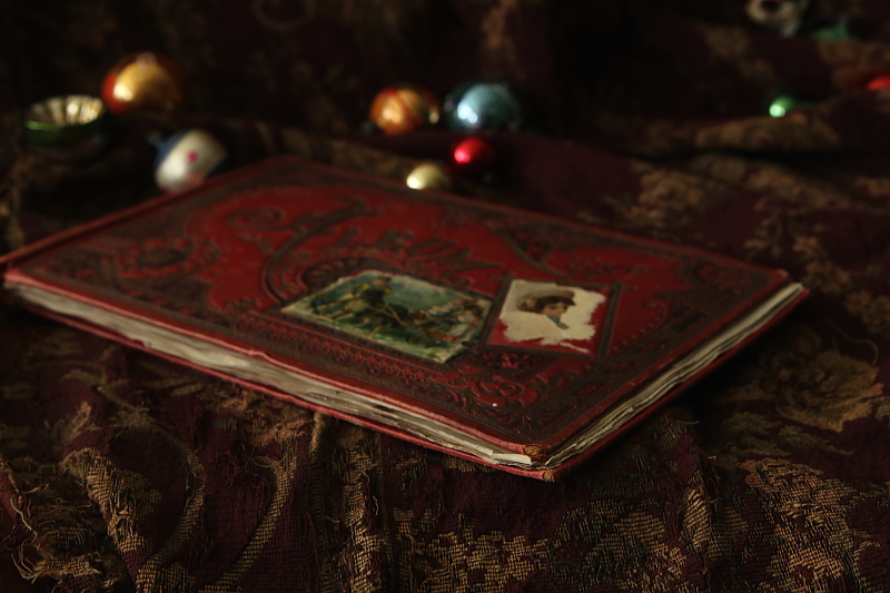 ヴィクトリアン　クロモスアルバム　イギリス アンティークストリュフ