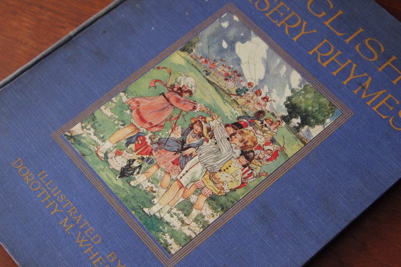 アンティークブック　古書　童謡集　マザーグース　dorothy wheeler ドロシーウィーラー　イギリス