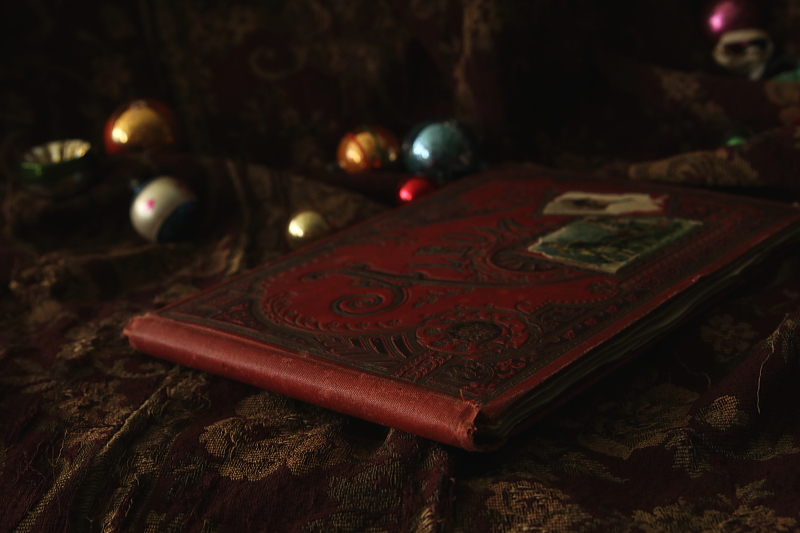 ヴィクトリアン　クロモスアルバム　イギリス アンティークストリュフ