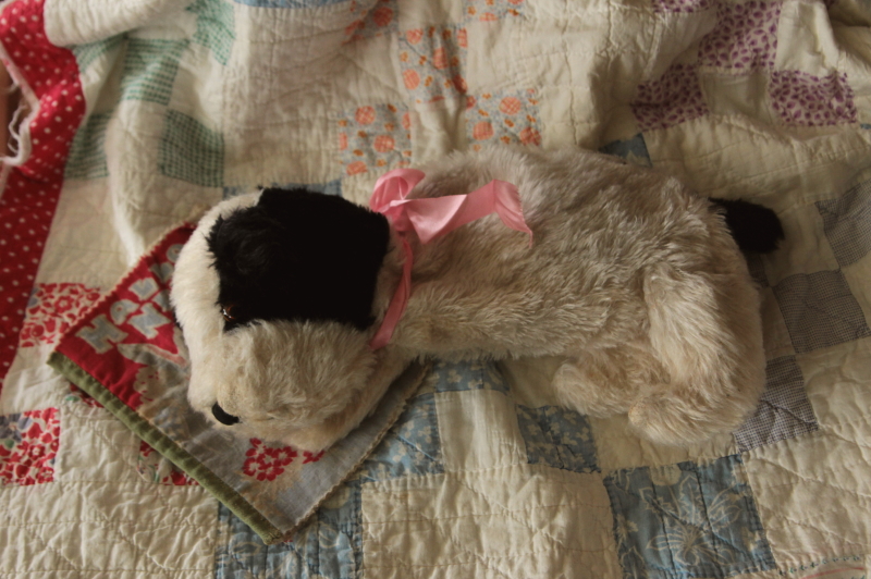 アンティークパジャマケース ぬいぐるみ イヌ イギリス 20200129