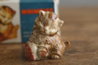 小さな動物のフィギュリン　箱付き　WADE Whimsies　イギリス アンティークストリュフ