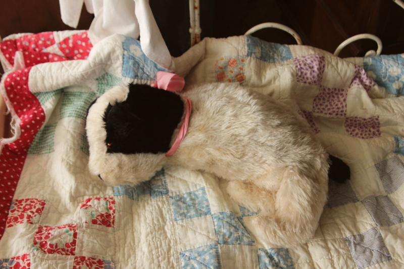 アンティークパジャマケース ぬいぐるみ イヌ イギリス 20200129