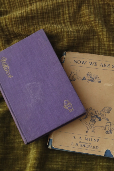 「くまのプーさんとぼく」 A.A.ミルン when we were very young 古書　イギリス　アンティークストリュフ 20240612