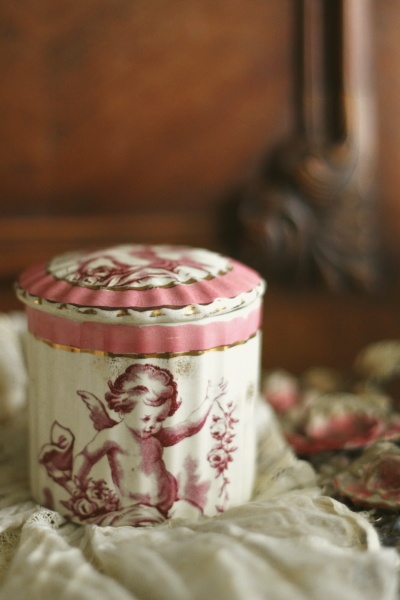 イギリスアンティークパウダーケース