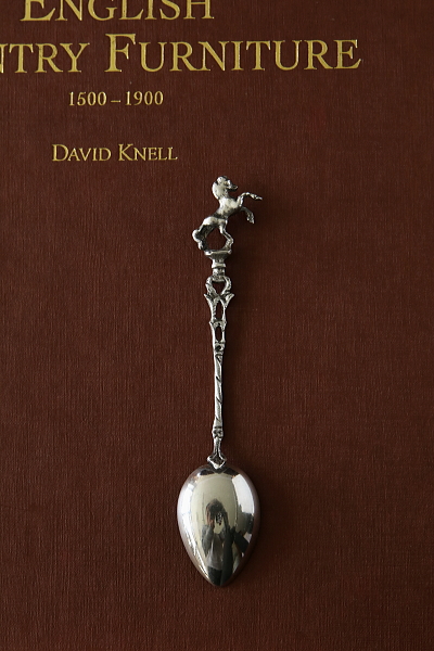 跳ね馬のスーベニールスプーン casamicciola イタリア アンティークストリュフ