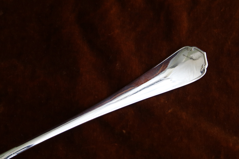 クリストフルのスープレードル　japonais フランス　christofle アンティークストリュフ