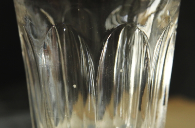アンティークプレスガラスタンブラー　オールドファッションドグラス　ロックグラス　イギリス