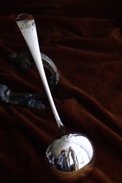 クリストフルのスープレードル　japonais フランス　christofle アンティークストリュフ 20251023