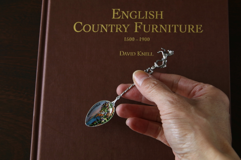 跳ね馬のスーベニールスプーン casamicciola イタリア アンティークストリュフ