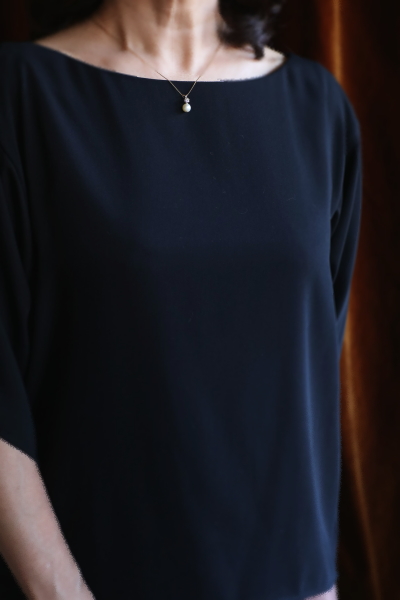 ダイヤモンド　セミバロックパール　ヴィンテージペンダント　アンティークストリュフ