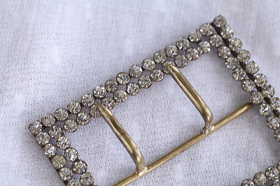 オールドペーストバックル　ヨーロッパ アンティークストリュフ