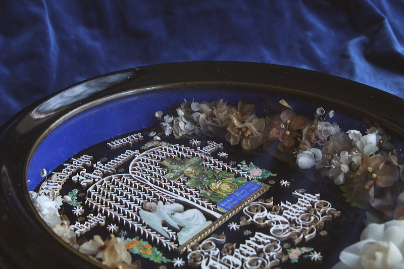 天使のメモリアルアートフレーム クロスターアルバイテン　天使　ドイツ・オーストリア アンティークストリュフ