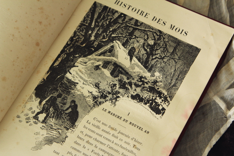 アンティークブック　妖精　古書　童話　フランス