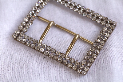 オールドペーストバックル　ヨーロッパ アンティークストリュフ