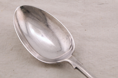 フィドルパターンのサービングスプーン　mappin and webb elkington 　イギリス　アンティークストリュフ