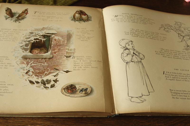 アンティークブックス 古書 児童書 絵本 little folks enquire within Ernest Nister イギリス