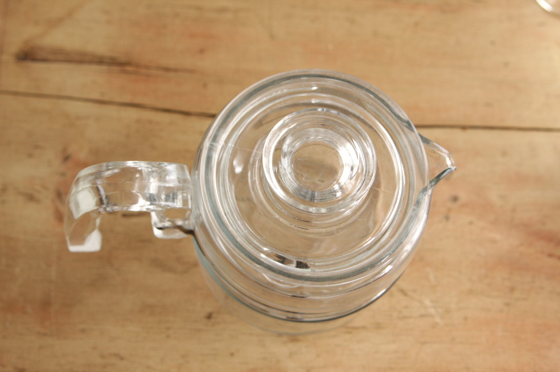 アンティークパイレックス pyrex パーコレーター ティーポット アンティークパイレックス pyrex パーコレーター ティーポット