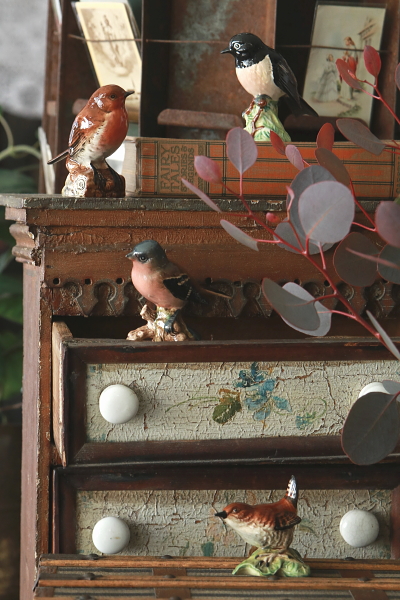 小鳥のフィギュリン　beswick pottery イギリス　アンティークストリュフ 20250319